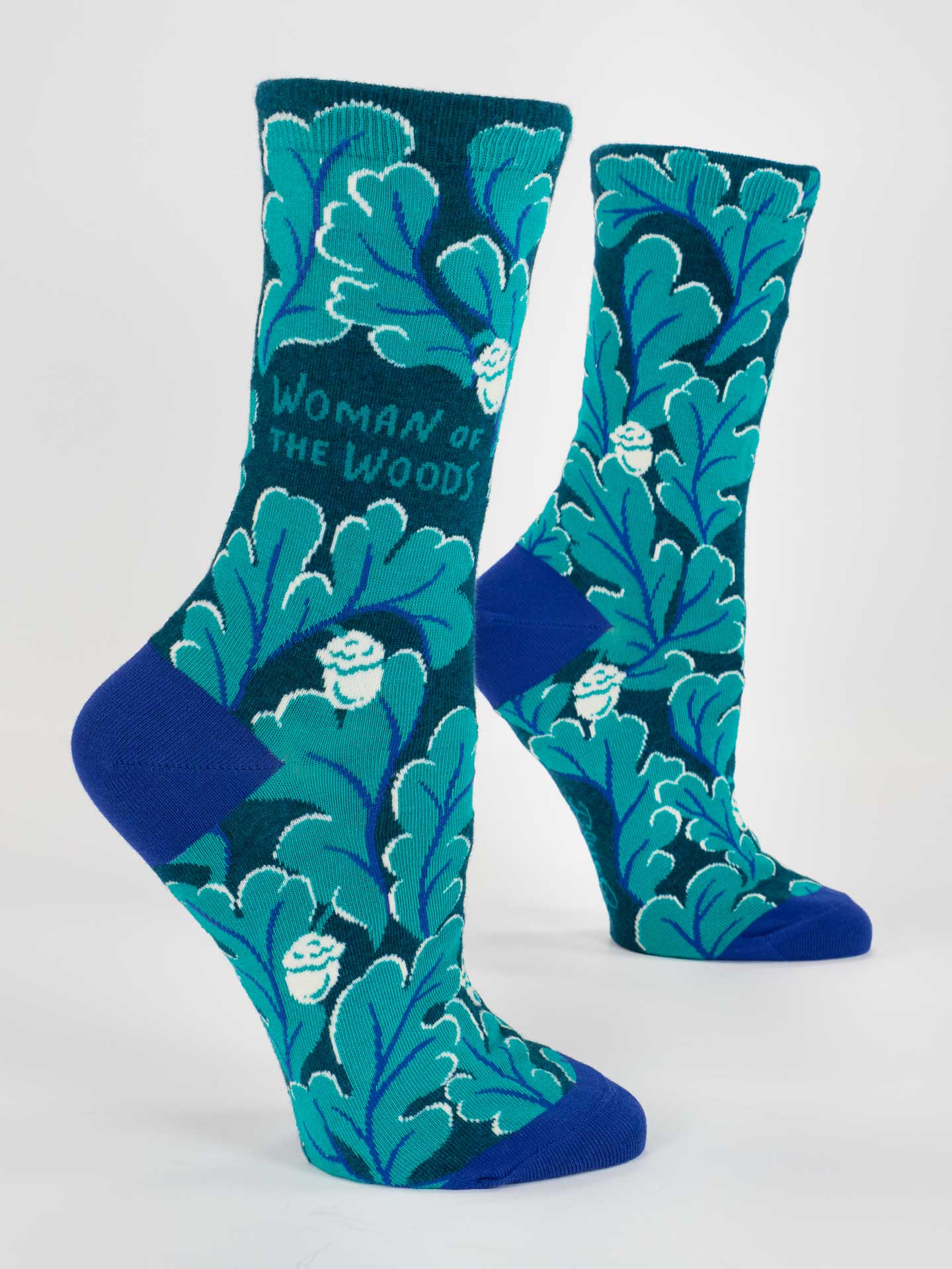 Woman Of The Woods Crew Socks by Blue Q
