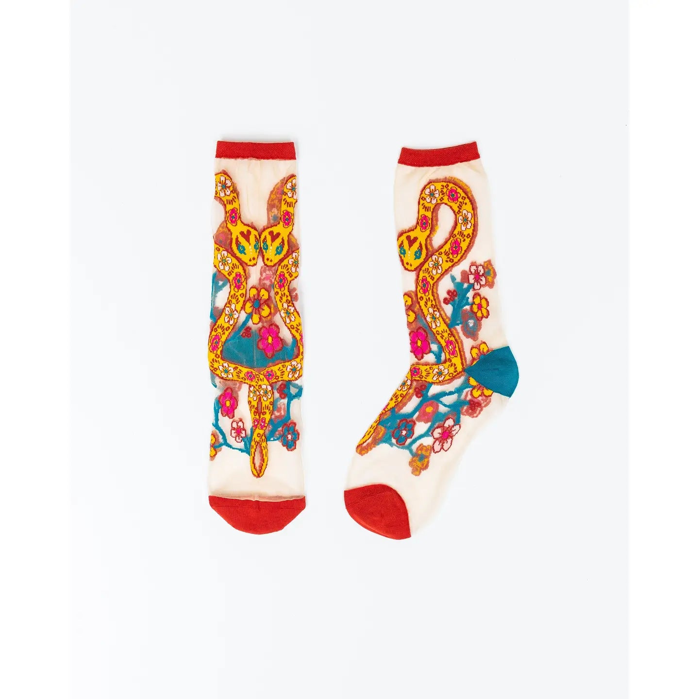 Year of the Snake Sheer Crew Sock