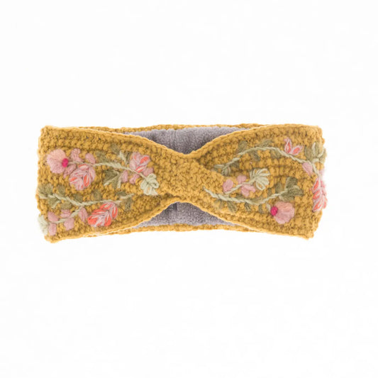 Yellow Meadow Headband by French Knot