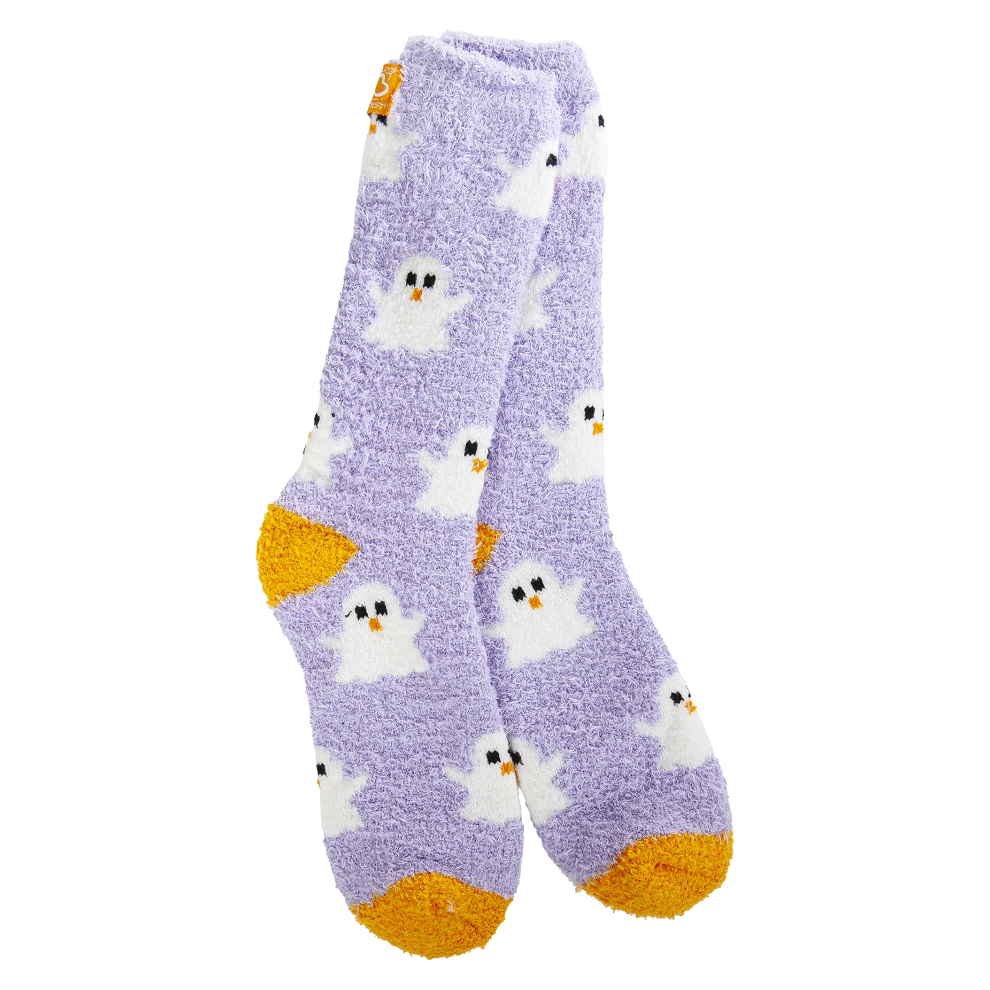 Ghost Fuzzy Socks