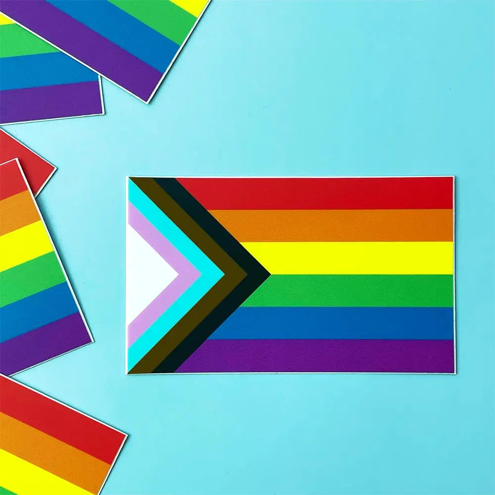 Progress Pride Sticker – Lucinda's