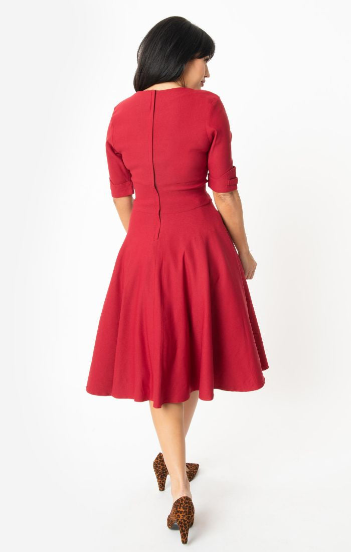 Merlot Delores Swing Dress