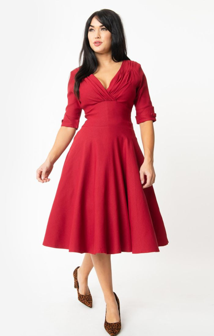 Merlot Delores Swing Dress