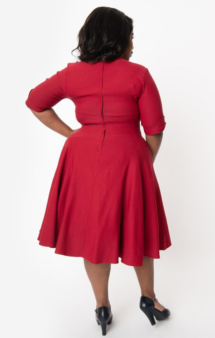 Merlot Delores Swing Dress