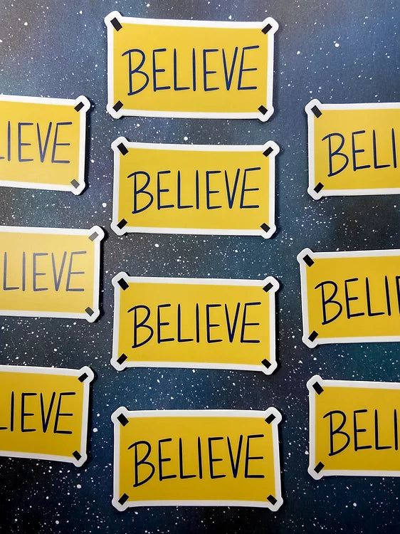"Believe" Ted Lasso sticker
