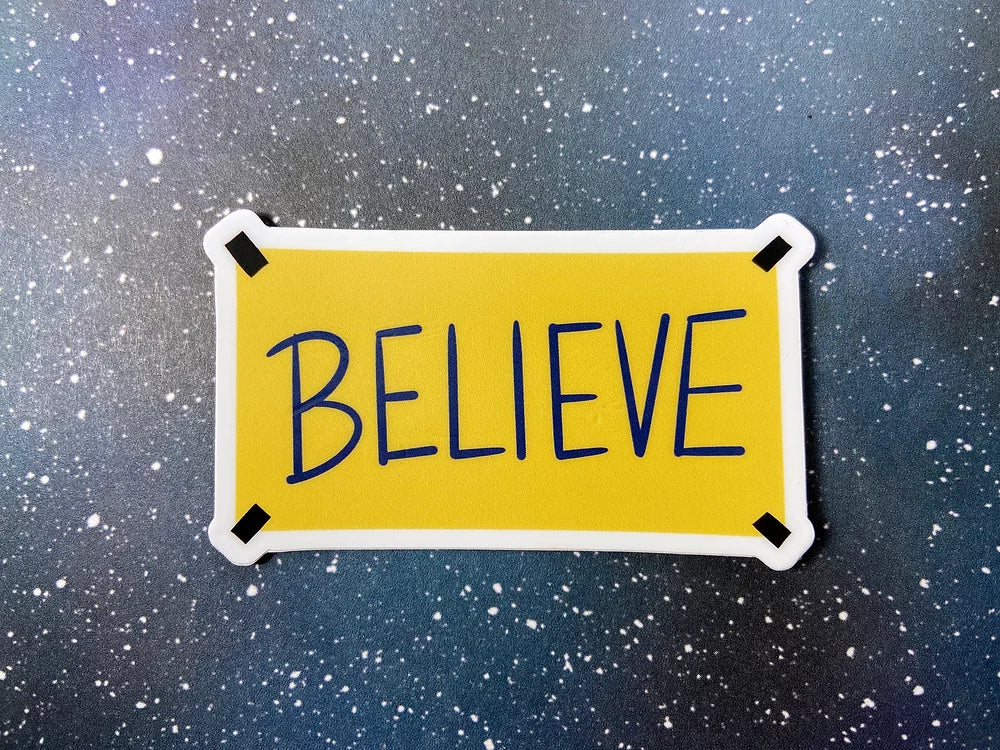 "Believe" Ted Lasso sticker