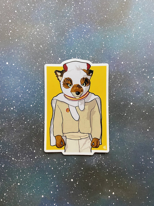 Fantastic Mr. Fox Ash sticker