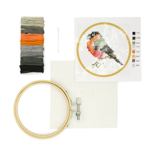 Bird Mini Cross Stitch Kit