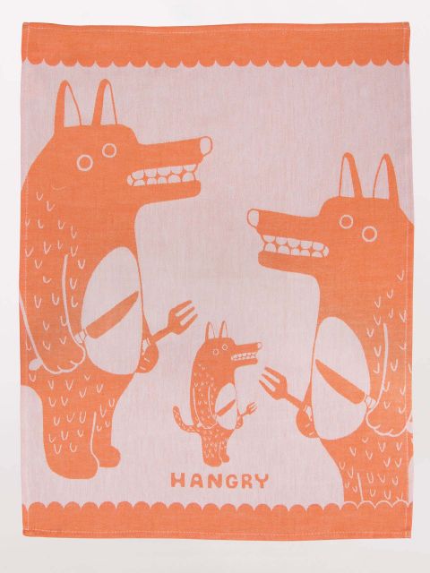 Hangry woven dish towel