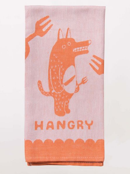 Hangry woven dish towel