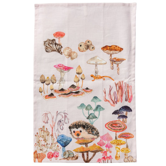 Hedgehog Magic Tea Towel