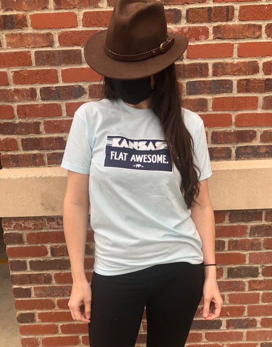 Kansas Flat Awesome tee