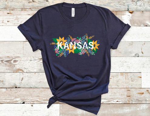 Kansas Floral Tee by Elisabeth Owens
