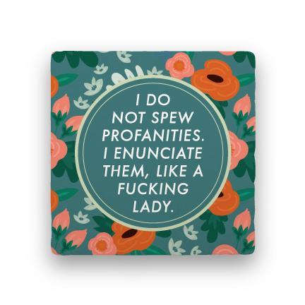 Profanities coaster