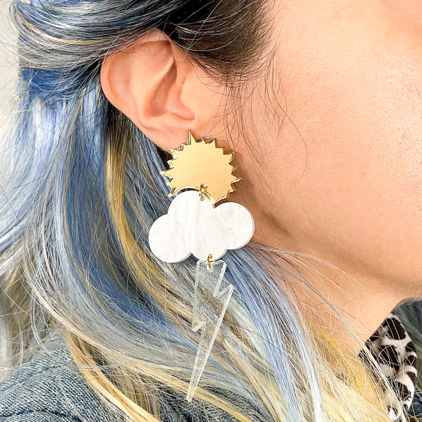 Partly Cloudy Chance of Shimmer Earrings