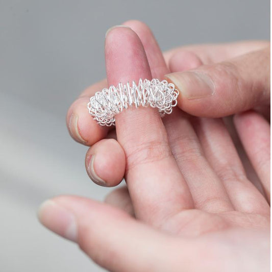 Acupressure massage rings