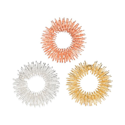 Acupressure massage rings