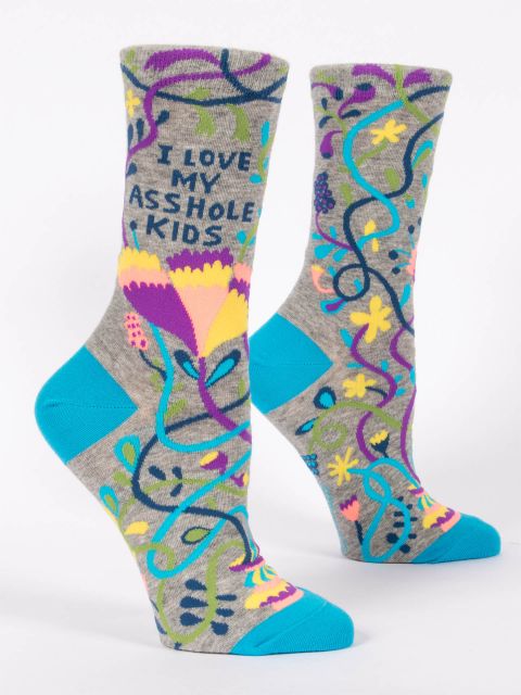 Love asshole kids women's socks