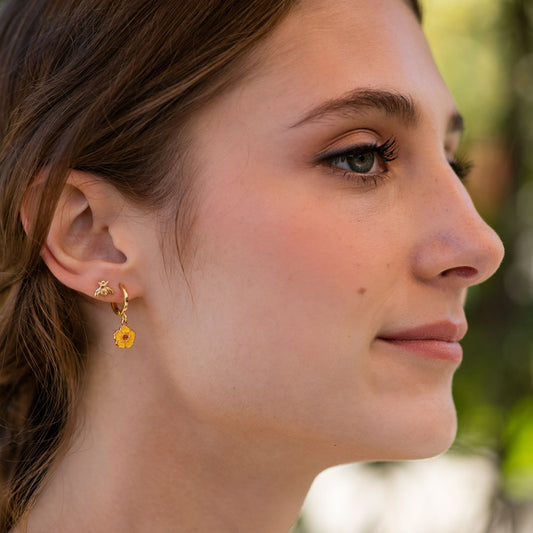 Tiny Honey Bee Studs