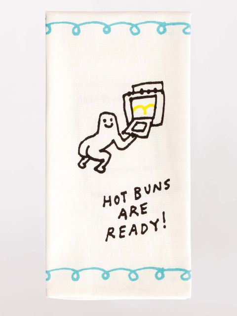 Hot Buns dish towel