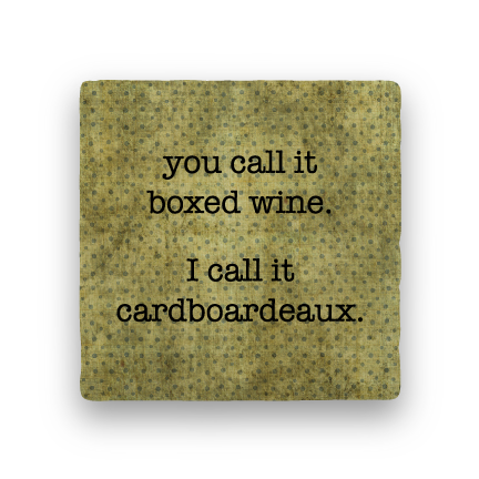 Cardboardeaux coaster