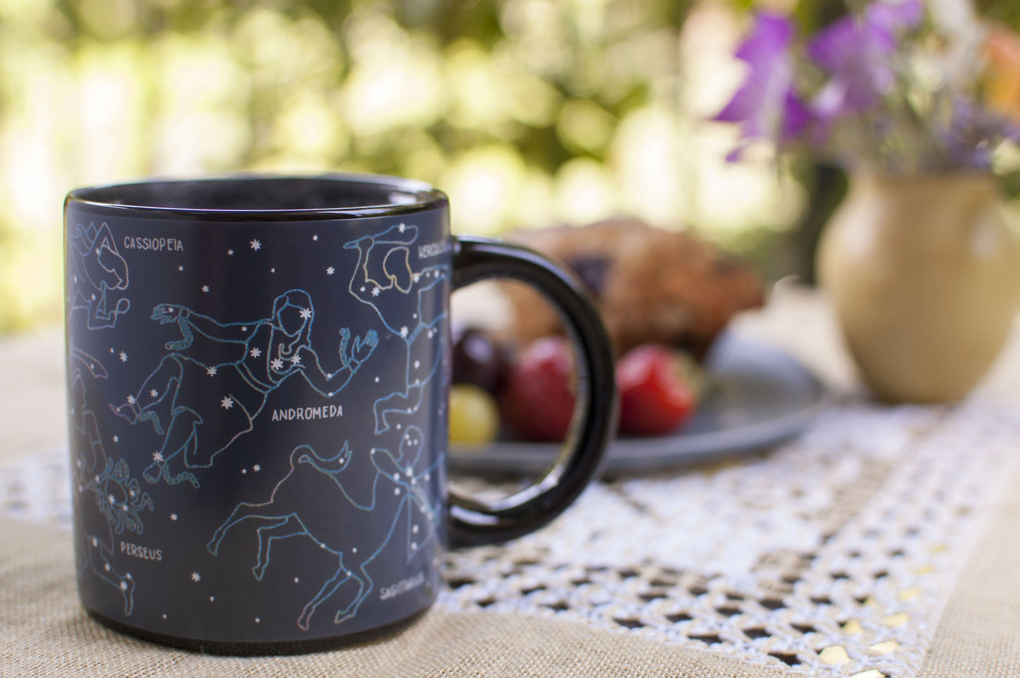 Constellation heat changing mug