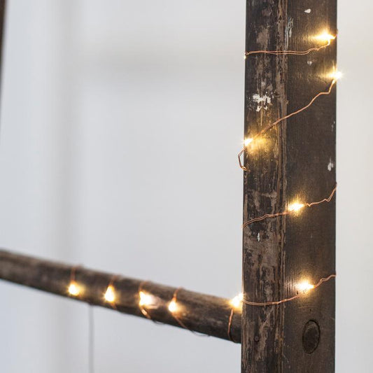 Copper string lights