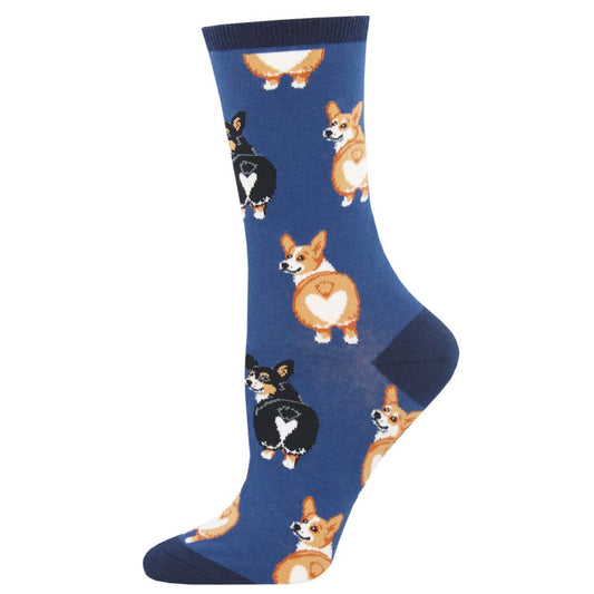 Corgi butt women's socks