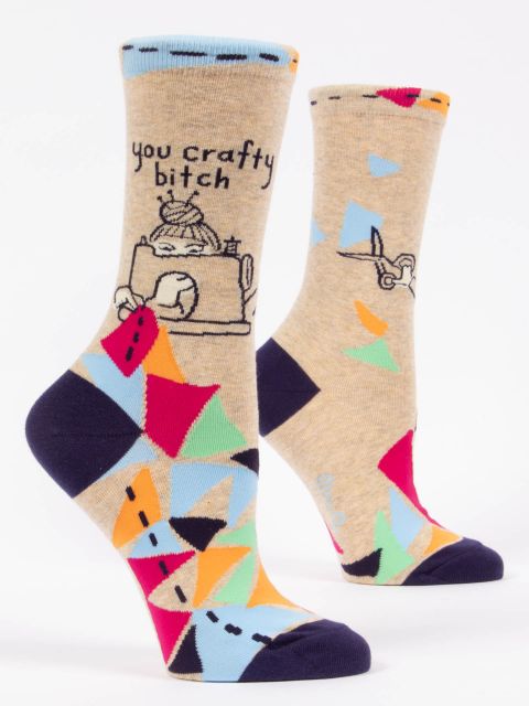 Crafty bitch women's socks