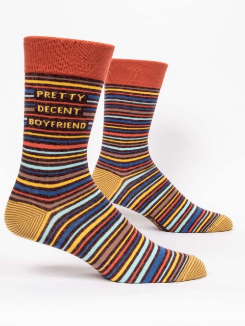 Decent boyfriend men's socks