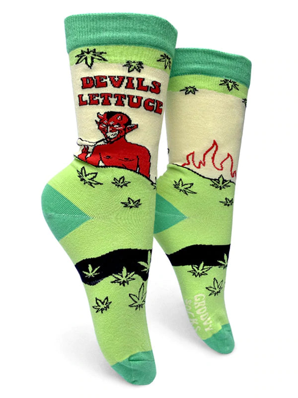 Devil's Lettuce Women's Crew Socks
