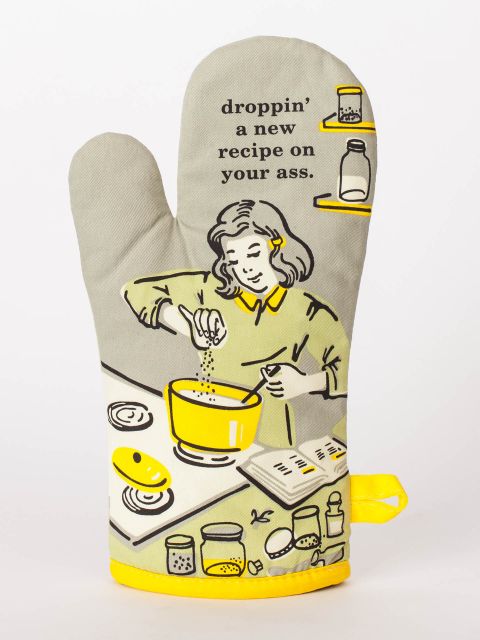 Droppin' a new recipe oven mitt
