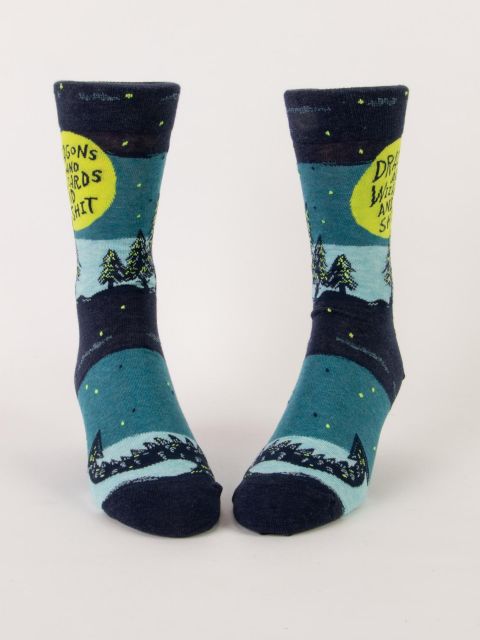 Dragons and Wizards Socks Men's
