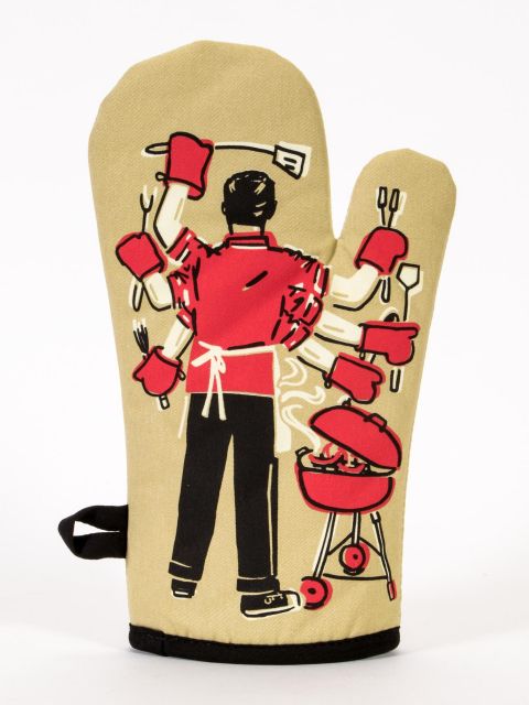 Feed you fuckers oven mitt