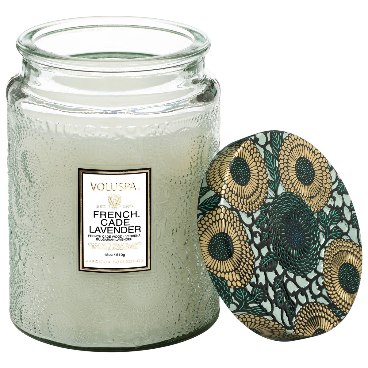 French Cade Lavender large jar candle