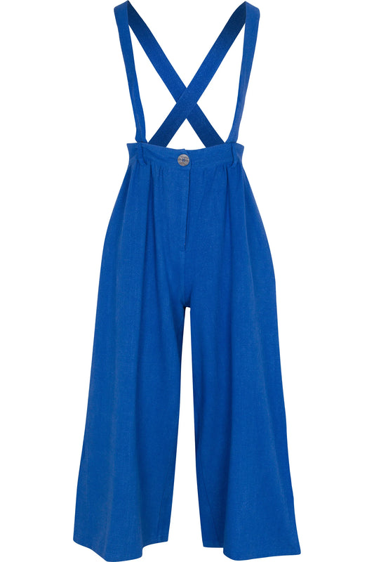 French Blue Suspender Trousers by Fashion Brand Company
