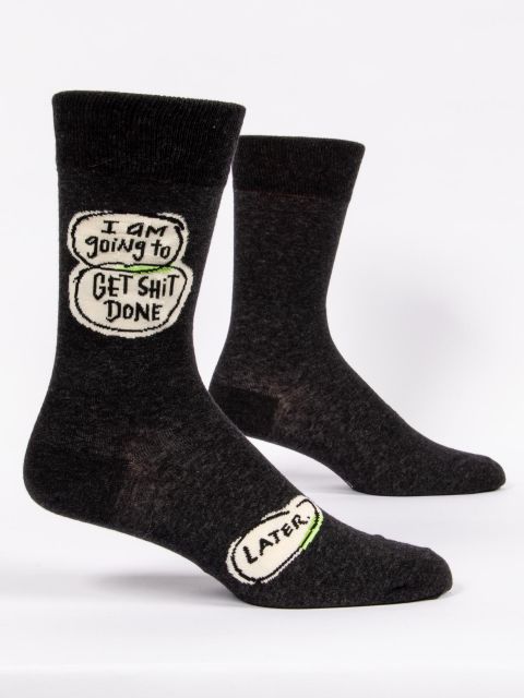 Get shit done men's socks