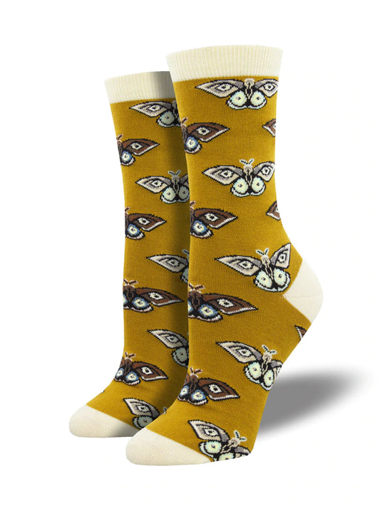Golden Moth Bamboo Socks