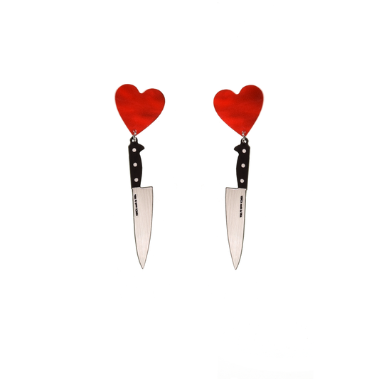 I Heart Knives Earrings