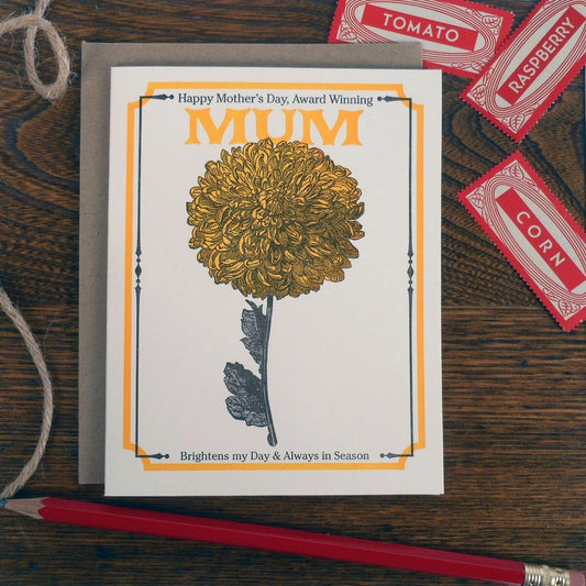 Mum Seed Packet Mother's Day Card