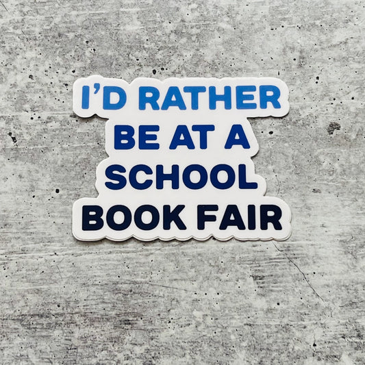 School Book Fair Sticker