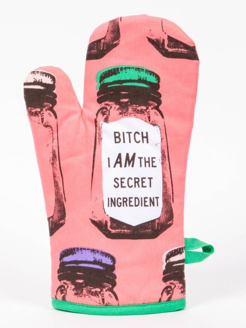 Secret Ingredient oven mitt