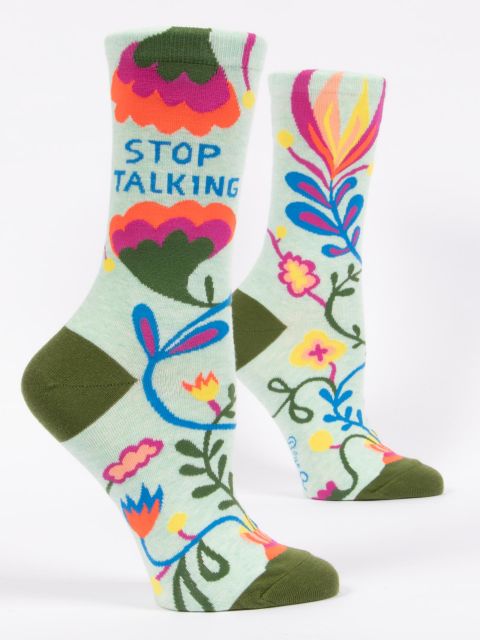 Stop Talking women's socks