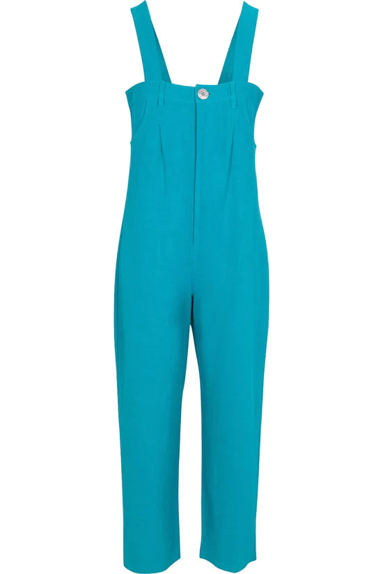 Turquoise Clown Pants Jumpsuit by Fashion Brand Company