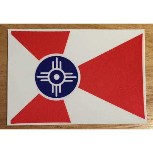 Wichita flag sticker